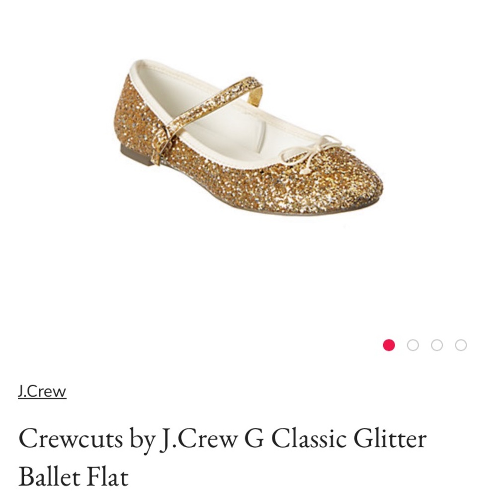 Crewcuts by J Crew Classic Ballet Flats Gold